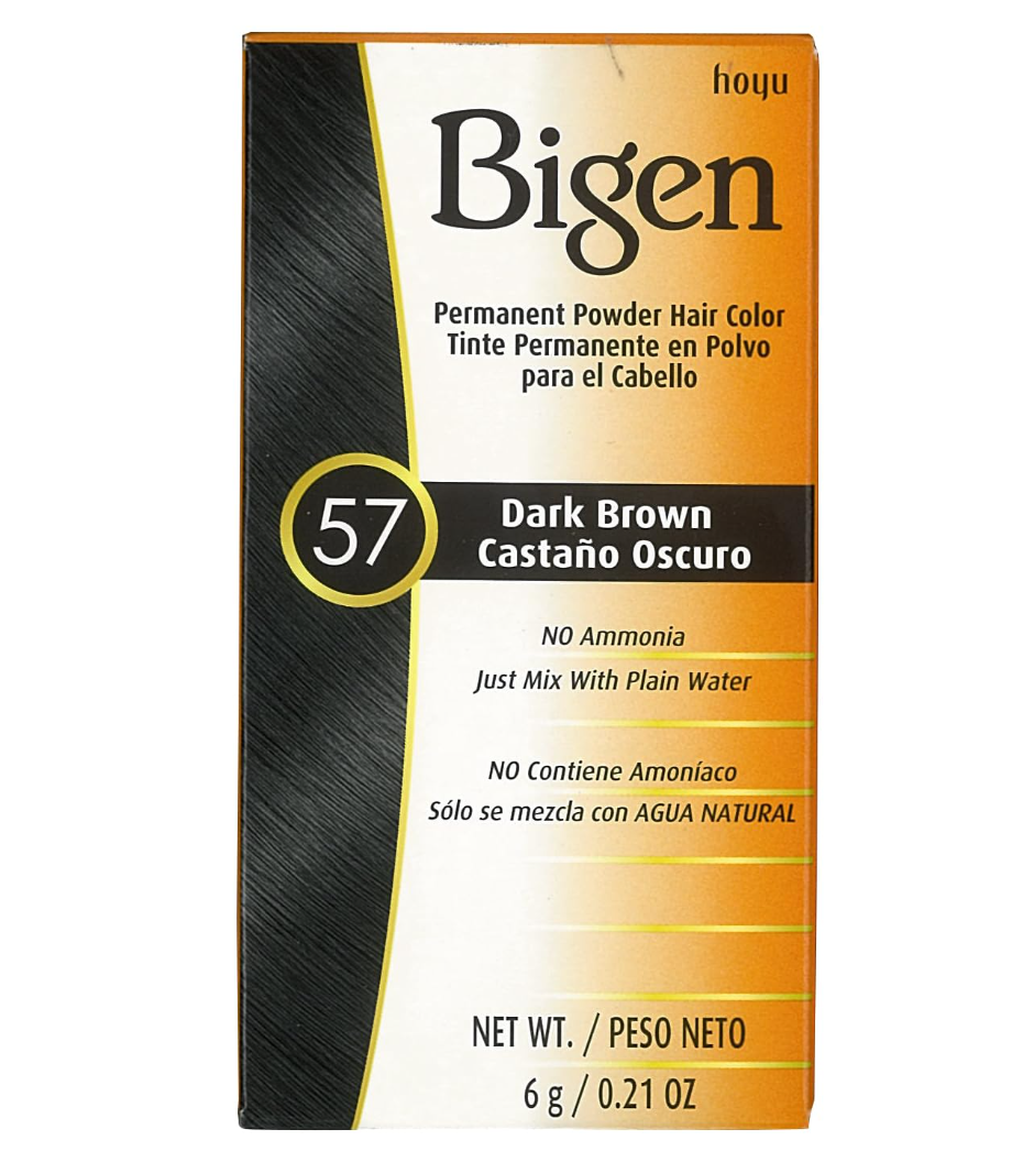 Bigen Powder Hair Color #57 Dark Brown 0.21oz