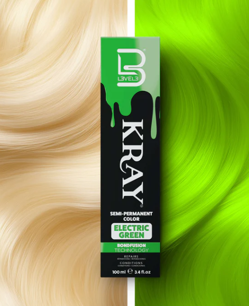 Electric Green Semi Permanent Color