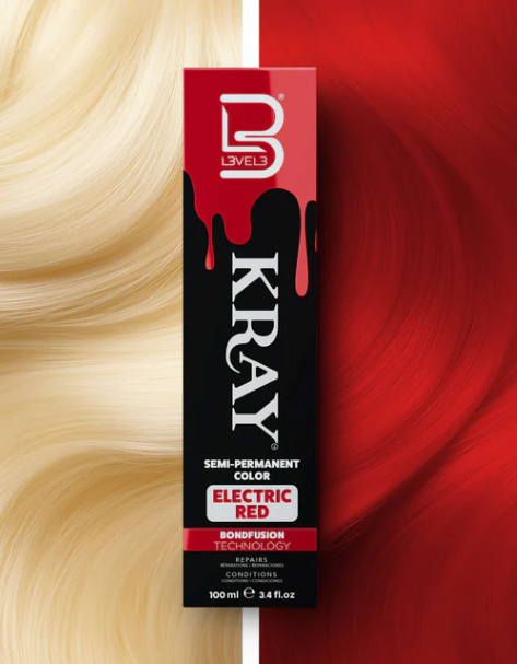 Electric Red Semi Permanent Color