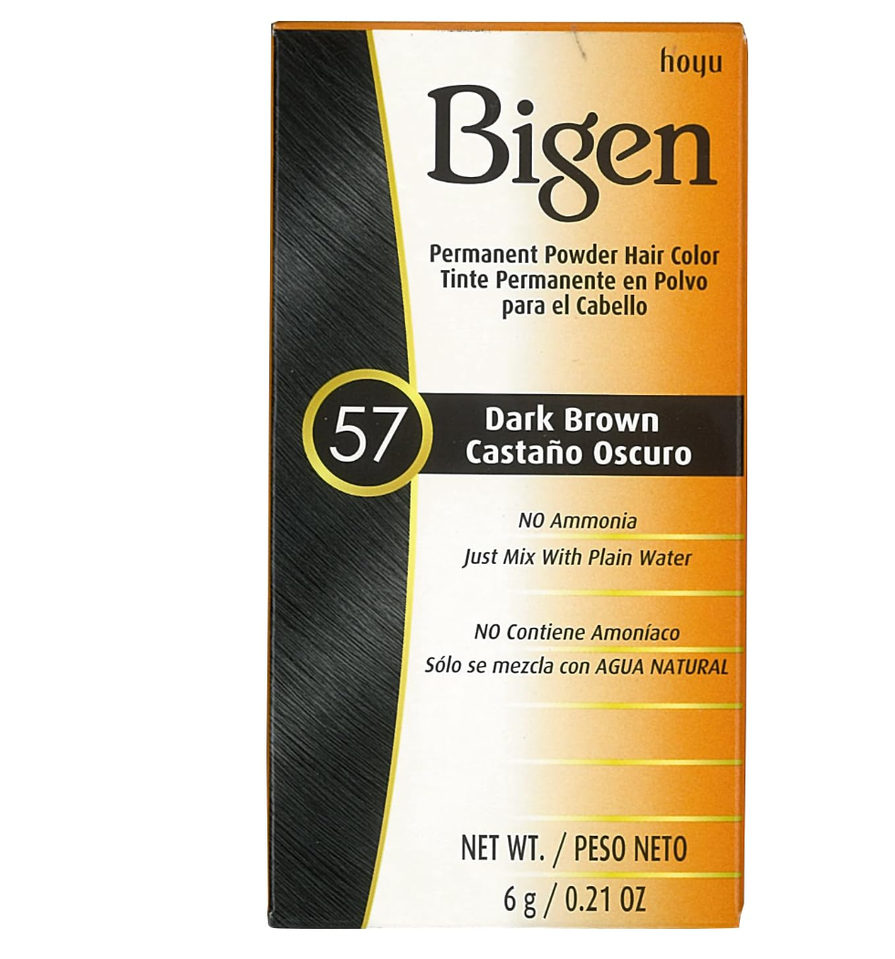 Bigen Powder Hair Color #57 Dark Brown 0.21oz