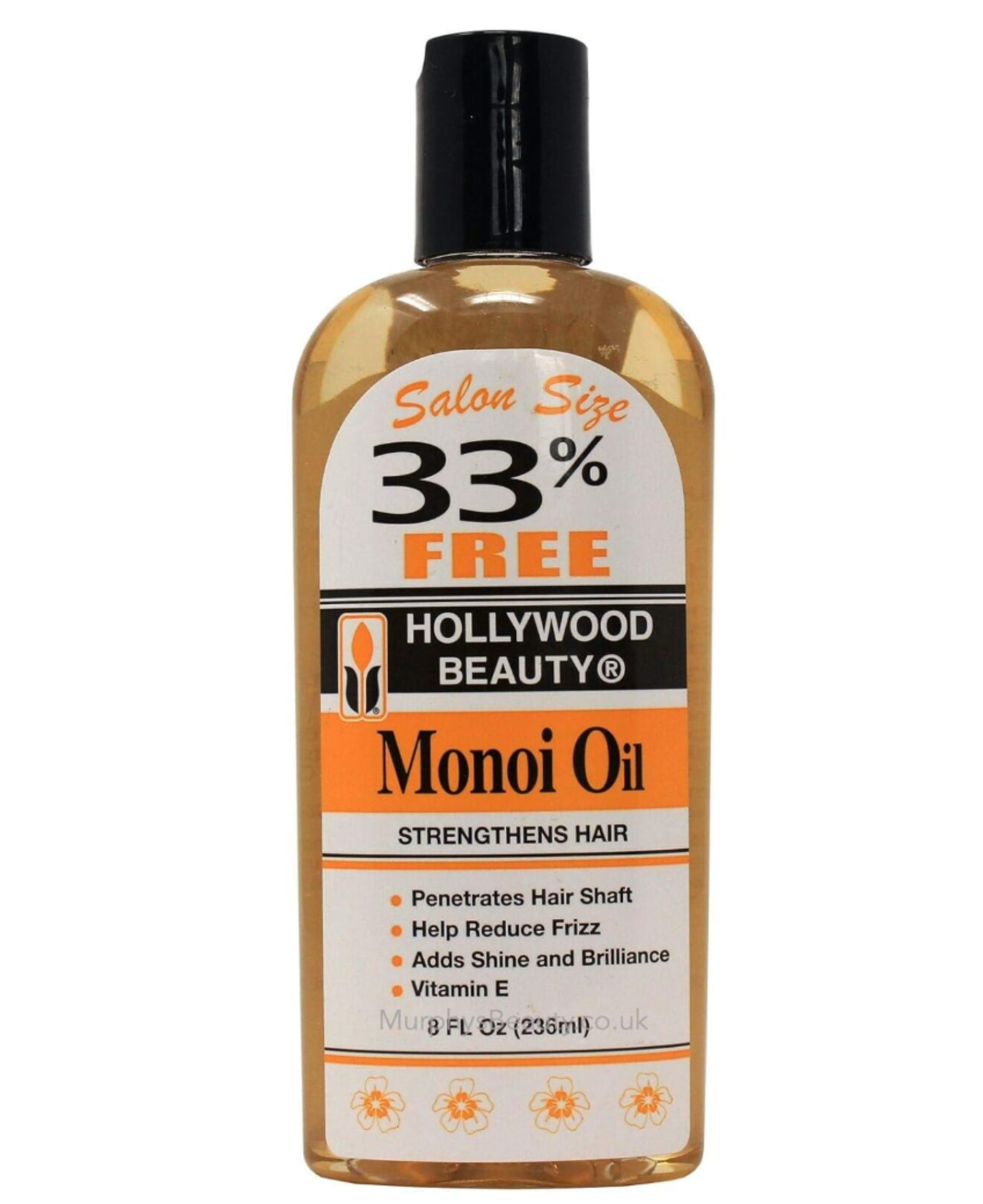 Hollywood Beauty Monoi Hair Oil, 8oz Bottle
