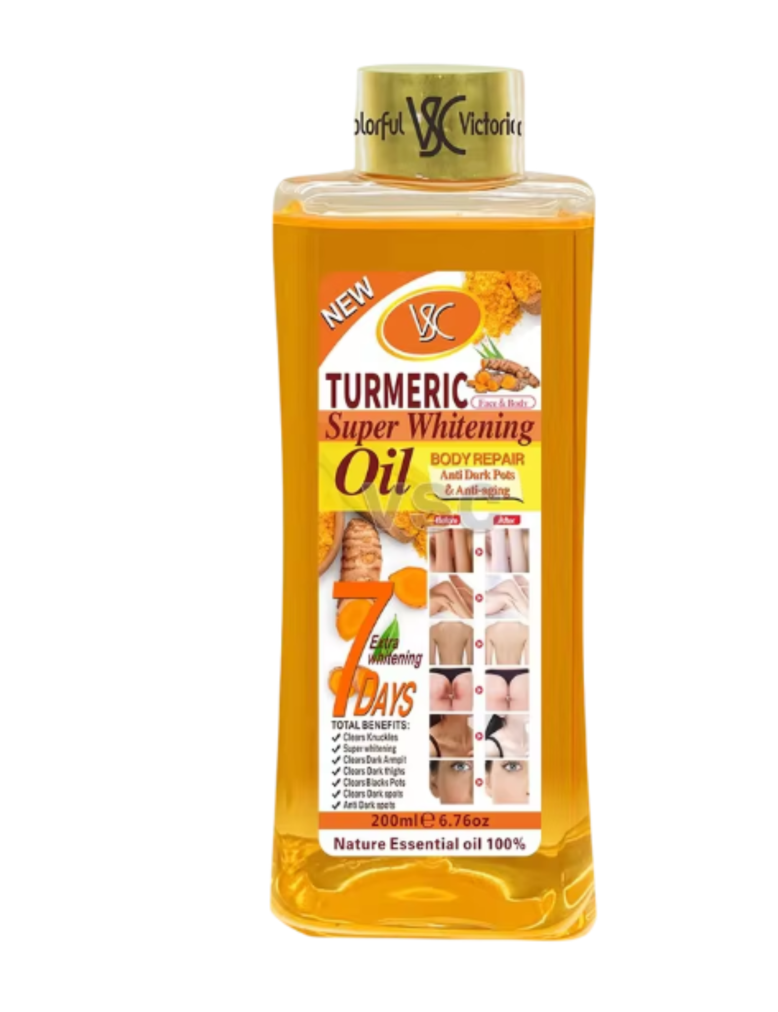 BTL Turmeric Essential Oil for Face & Body  200ml 6oz