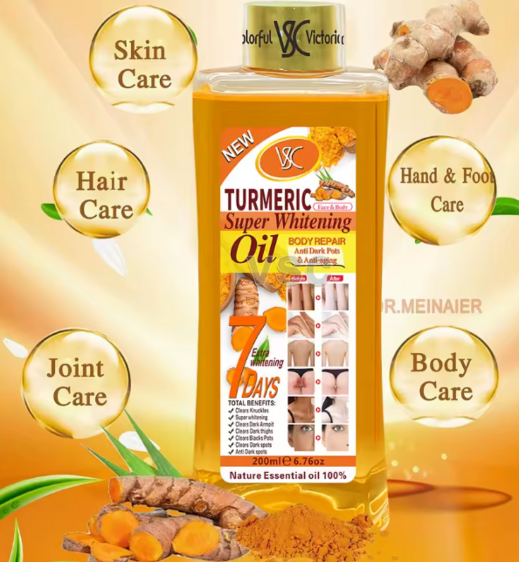 BTL Turmeric Essential Oil for Face & Body  200ml 6oz