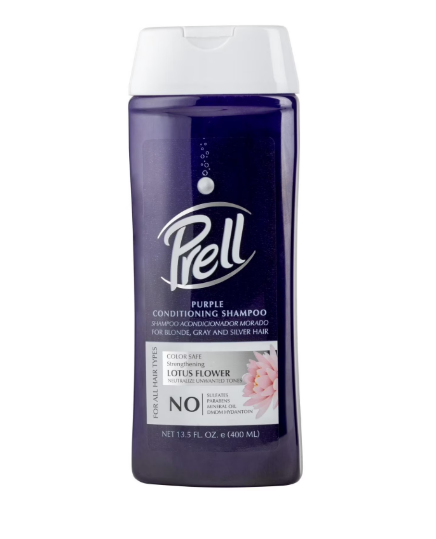 Prell Lotus Flower Color Safe Strengthening Purple Conditioning Shampoo 13oz