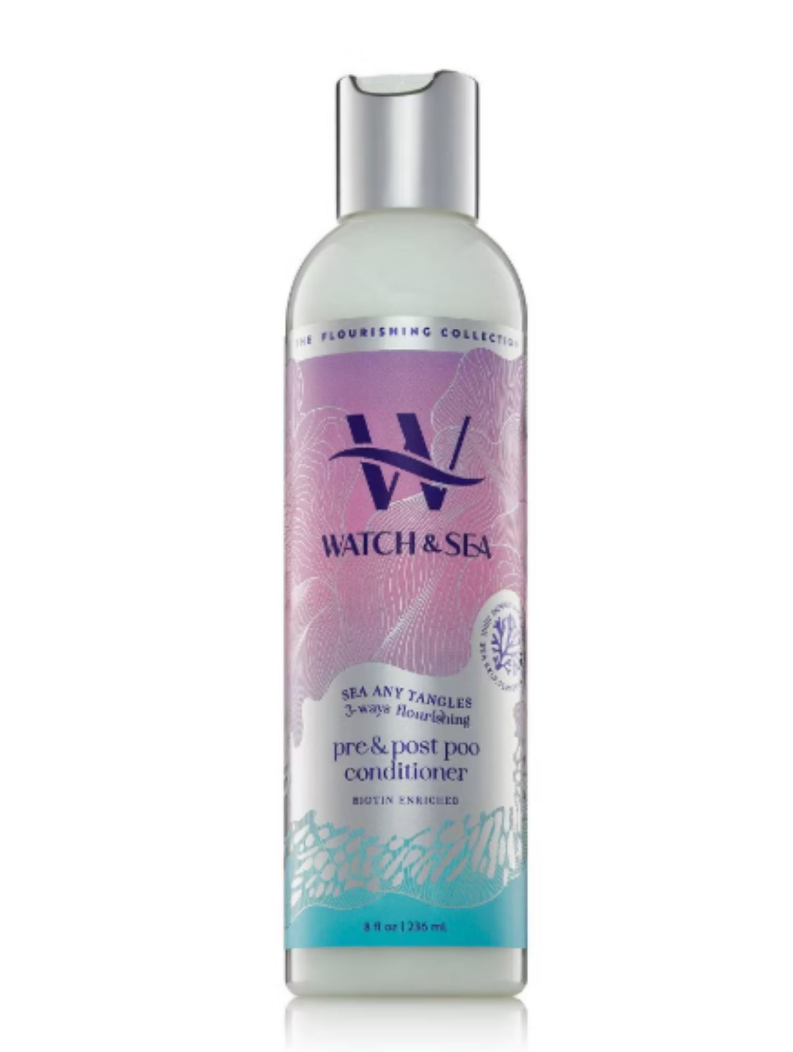 Watch & Sea Any Tangles Pre & Post Poo 3-Way Flourishing Conditioner - 8 fl oz