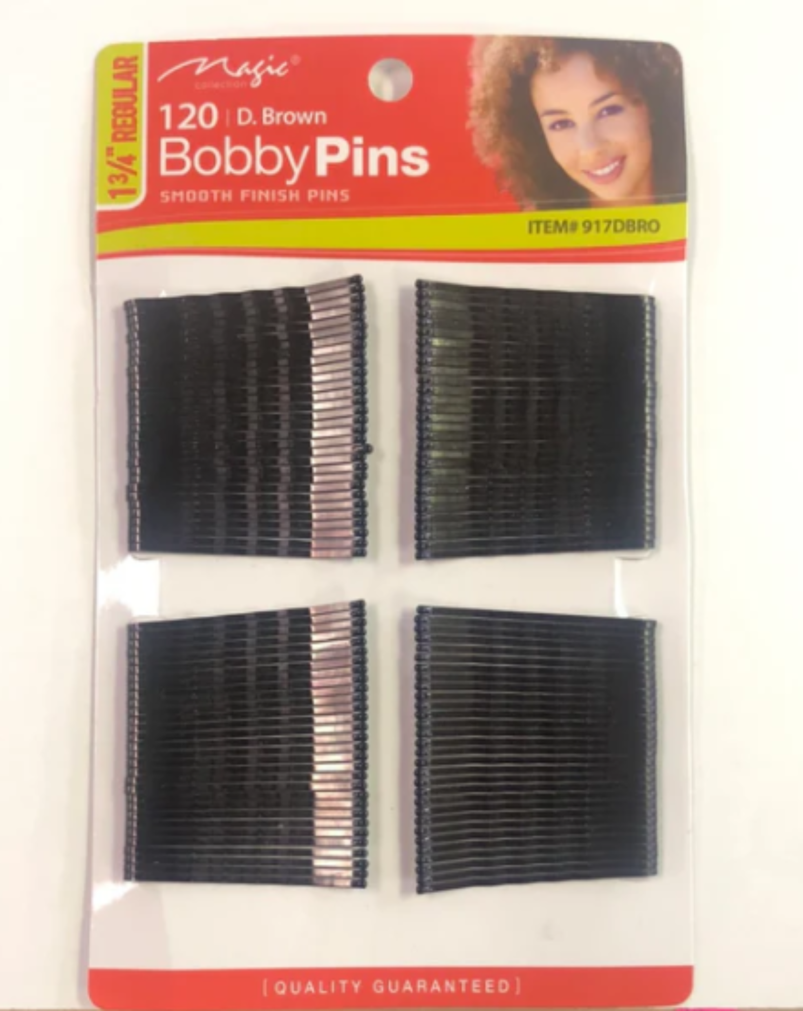 MAGIC COLLECTION - 120 Bobby Pins Dark Brown