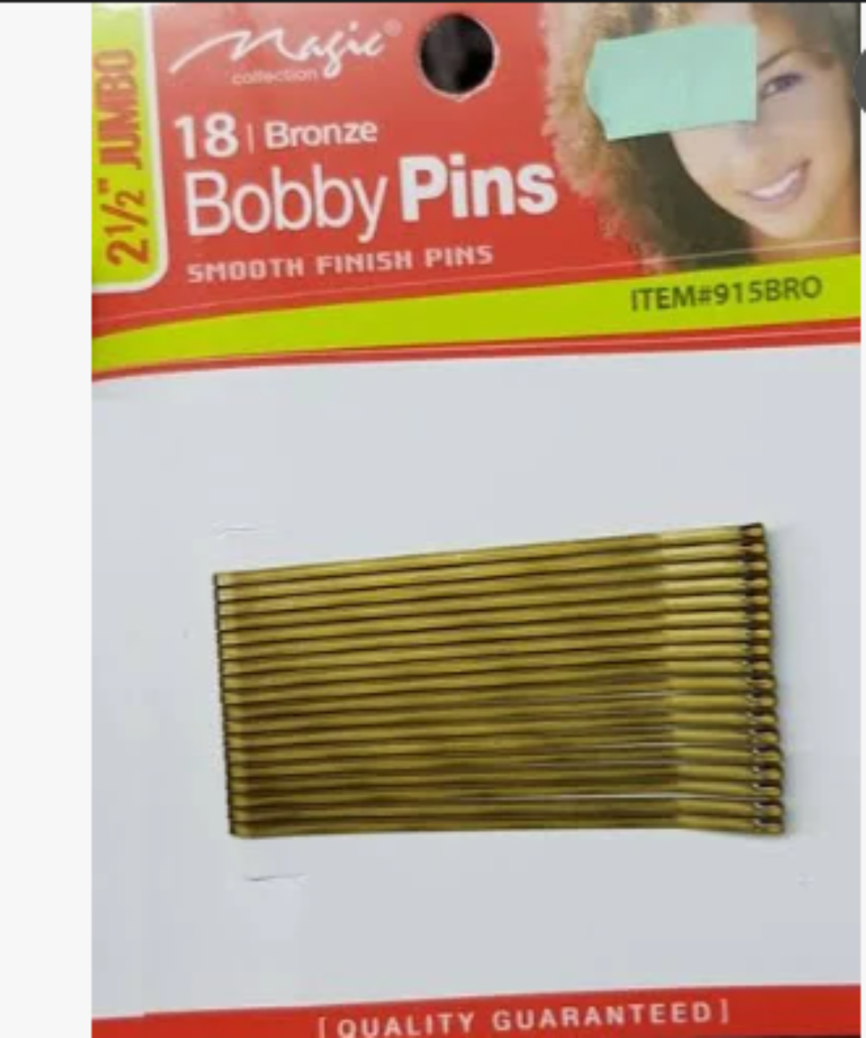 MAGIC  Bobby Pins (18 Pieces) bronze