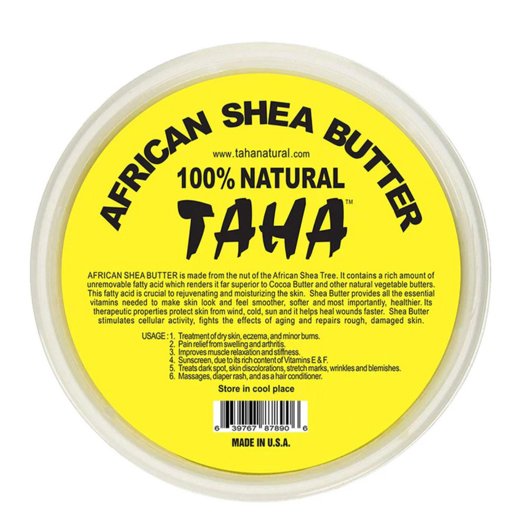 TAHA 100% Natural African Shea Butter 8 oz
