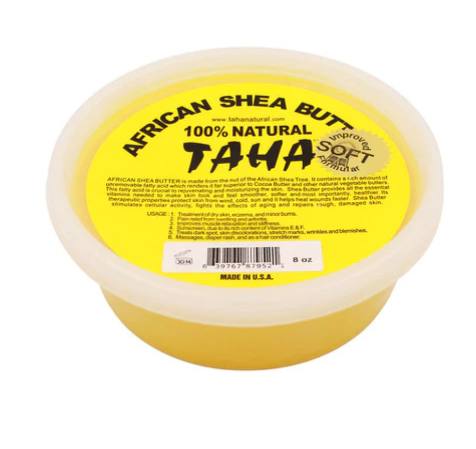 TAHA 100% Natural African Shea Butter 8 oz