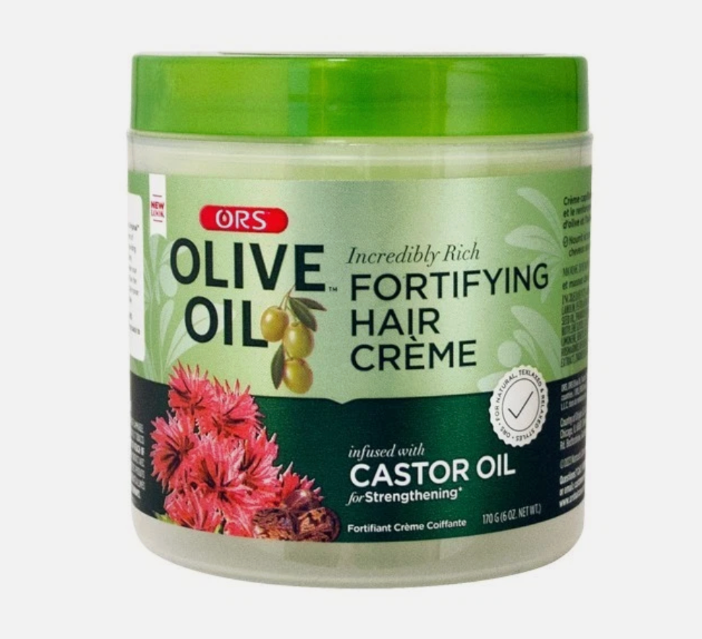 ORS Olive Oil Fortifying Hair Creme with Castor Oil Strengthening 6 oz