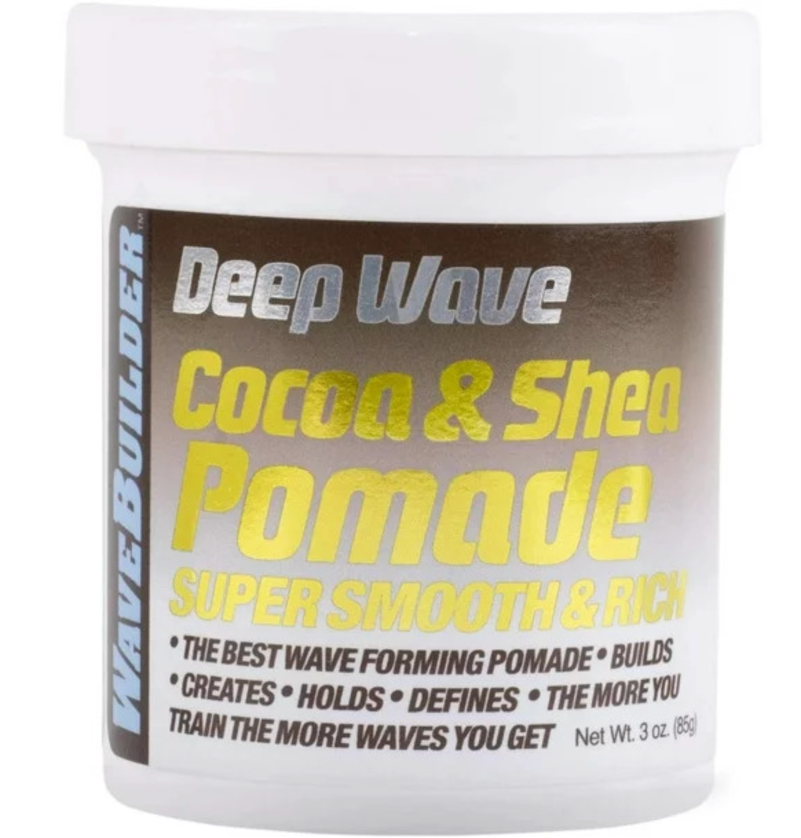 Wave Builder Cocoa & Shea Pomade Super Smooth & Rich 3 oz