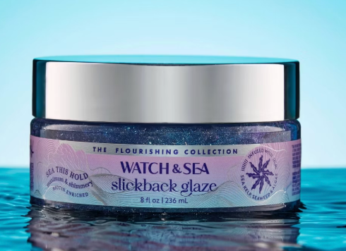 Watch & Sea This Hold Maximum & Shimmery Slickback Glaze Hair Gel - 8 fl oz