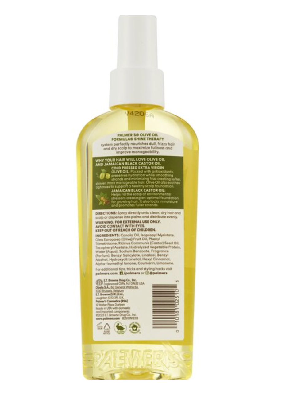 Palmers Olive Oil Shine Therapy Conditioning Hair & Scalp Oil 5.1 OZ