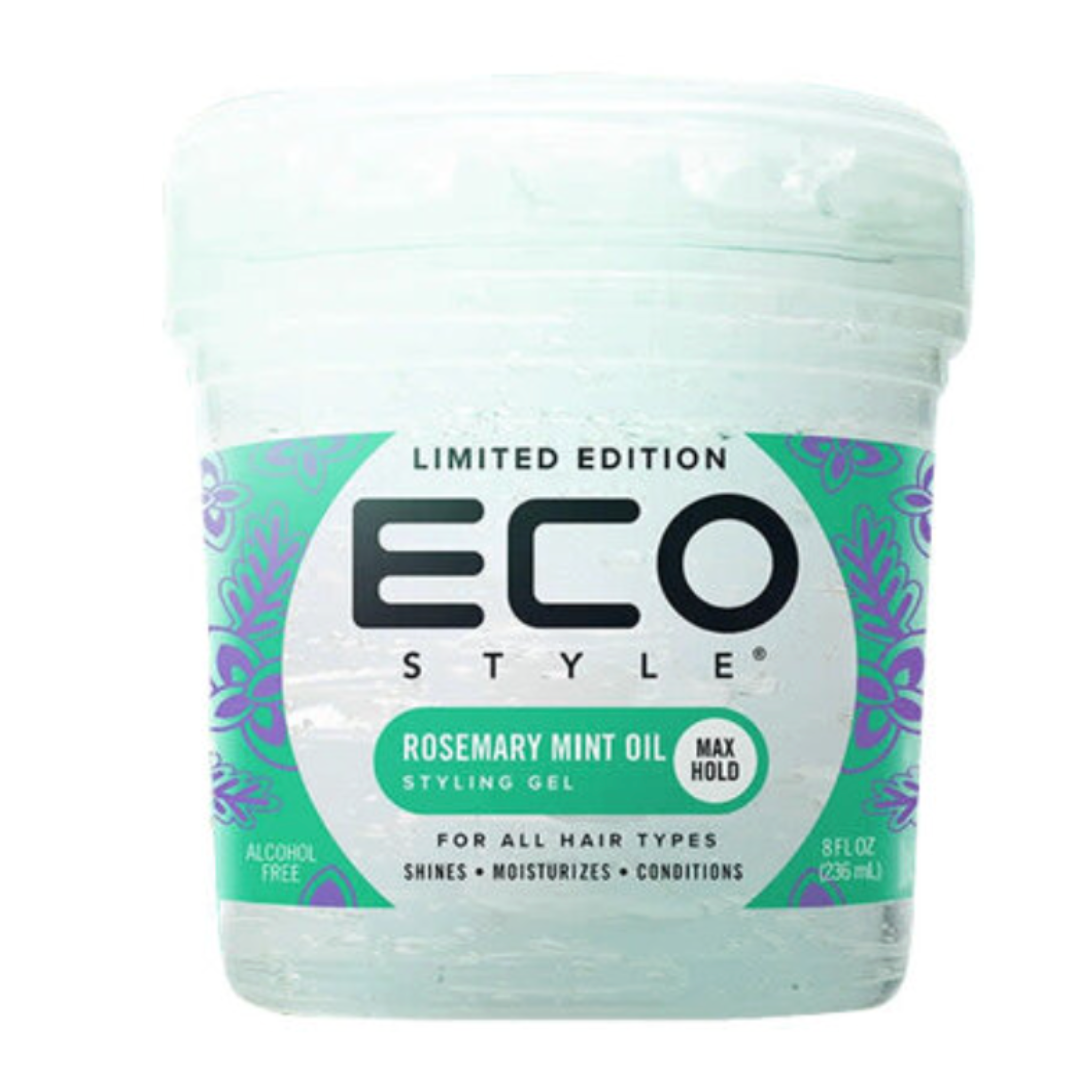 ECO STYLE Professional Rosemary Mint Hair Gel - 8 fl oz