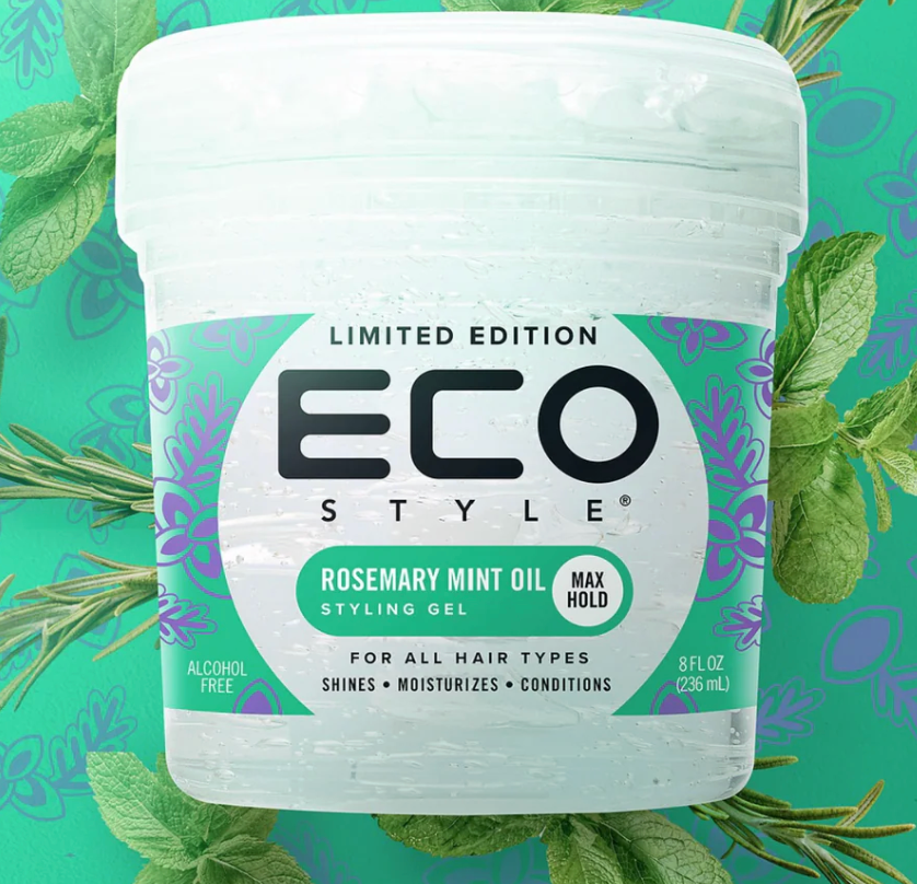 ECO STYLE Professional Rosemary Mint Hair Gel - 8 fl oz