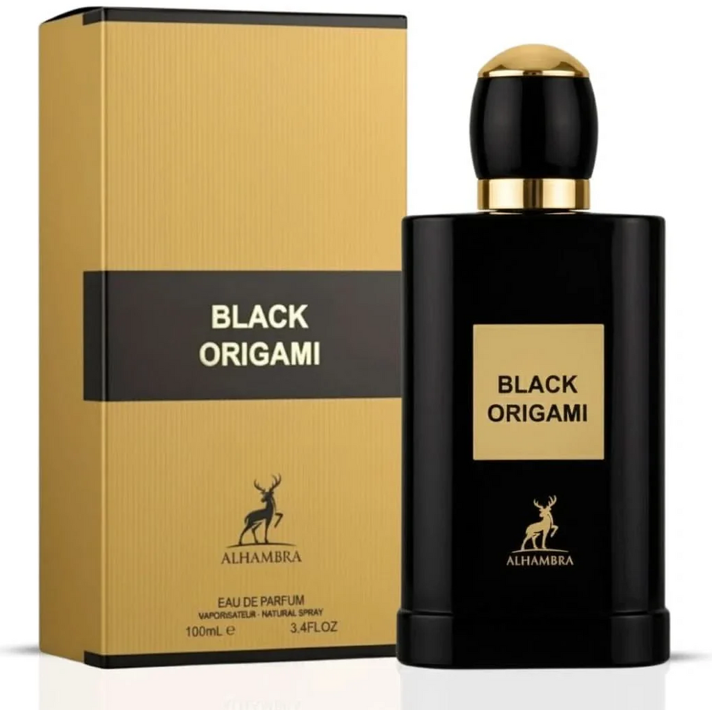 Black Origami Eau de Parfum Spray 100ml (3.4 oz) by Maison Alhambra