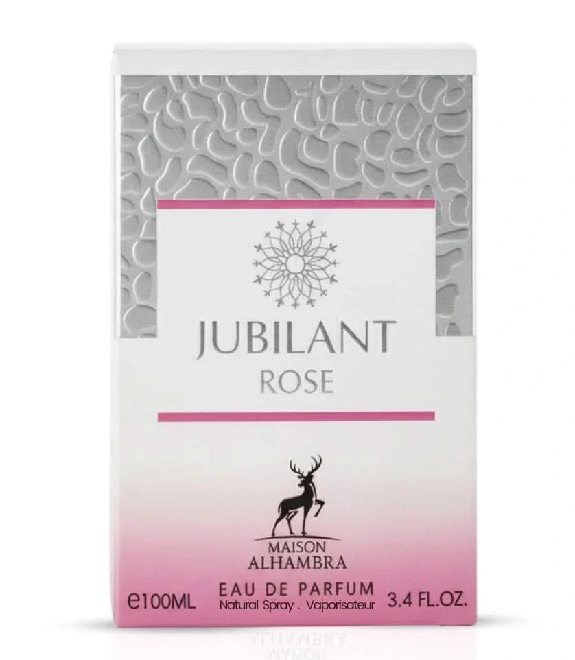 Jubilant Rose Eau de Parfum Spray 100ml (3.4 oz) by Maison Alhambra
