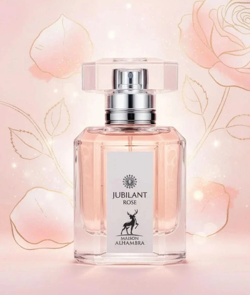 Jubilant Rose Eau de Parfum Spray 100ml (3.4 oz) by Maison Alhambra