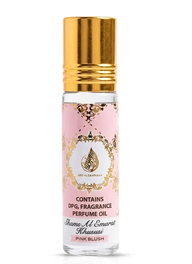 Pink Blush Shams Al Emarat Khususi Roll-On Perfume Oil 10ml (0.34 oz) By Ard Al Zaafaran