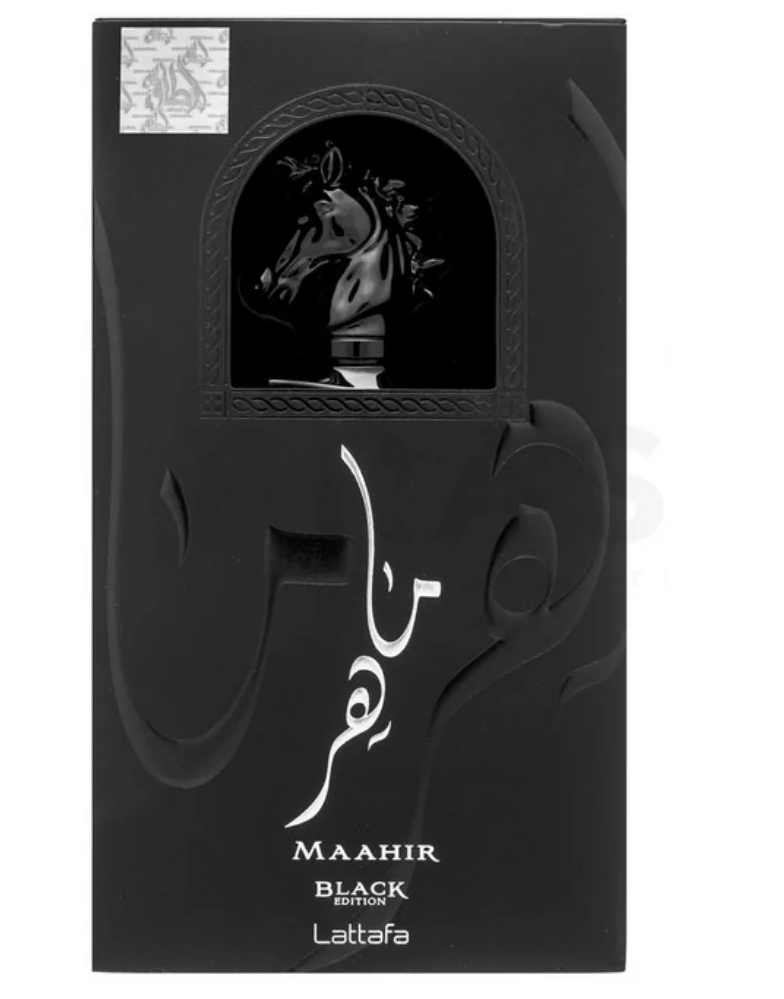 Maahir Black Edition Eau de Parfum Spray 100ml (3.4 oz) by Lattafa