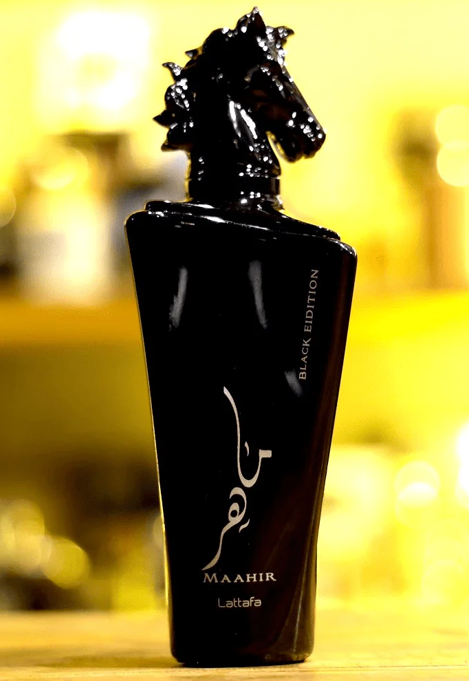 Maahir Black Edition Eau de Parfum Spray 100ml (3.4 oz) by Lattafa