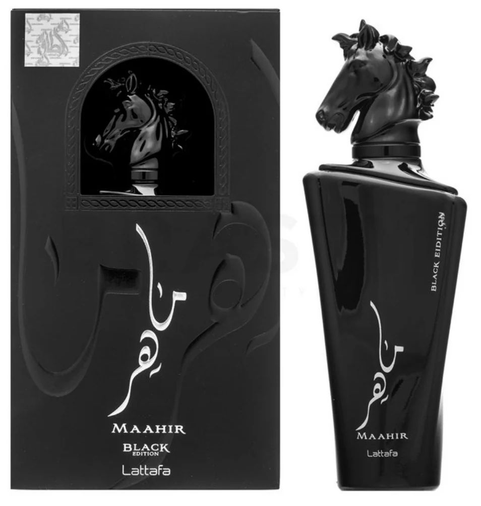 Maahir Black Edition Eau de Parfum Spray 100ml (3.4 oz) by Lattafa