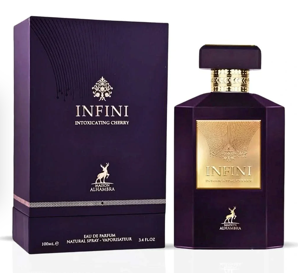 Infini Intoxicating Cherry Eau de Parfum Spray 100ml (3.4 oz) by Maison Alhambra