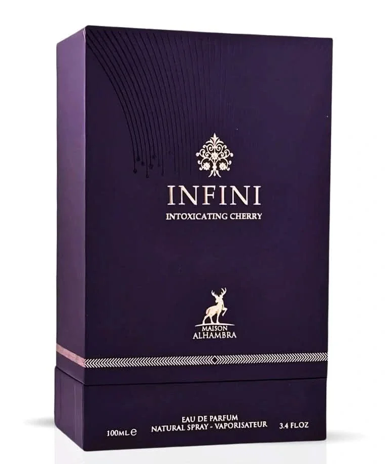 Infini Intoxicating Cherry Eau de Parfum Spray 100ml (3.4 oz) by Maison Alhambra
