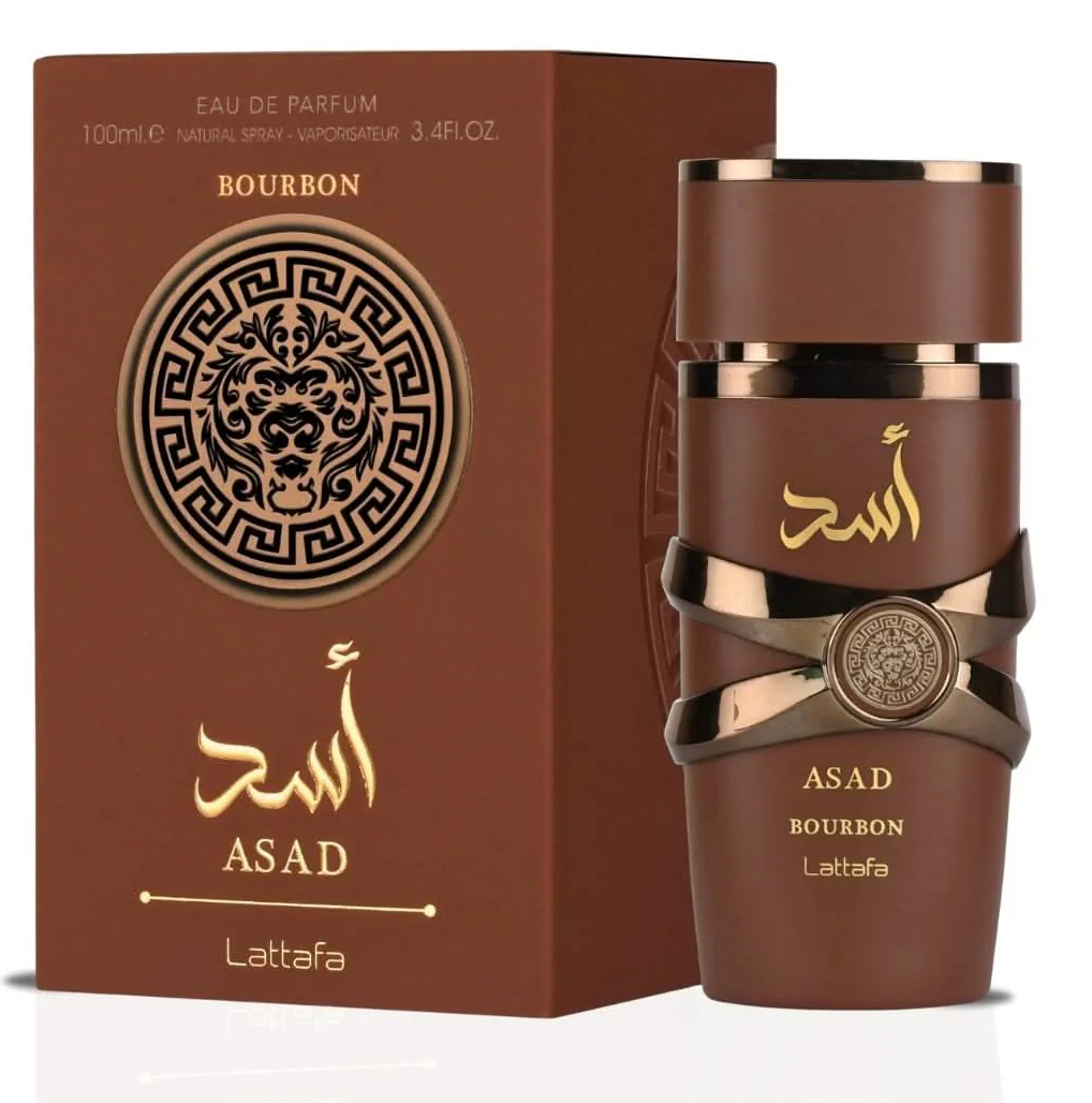 Asad Bourbon Eau de Parfum Spray 100ml (3.4 oz) by Lattafa
