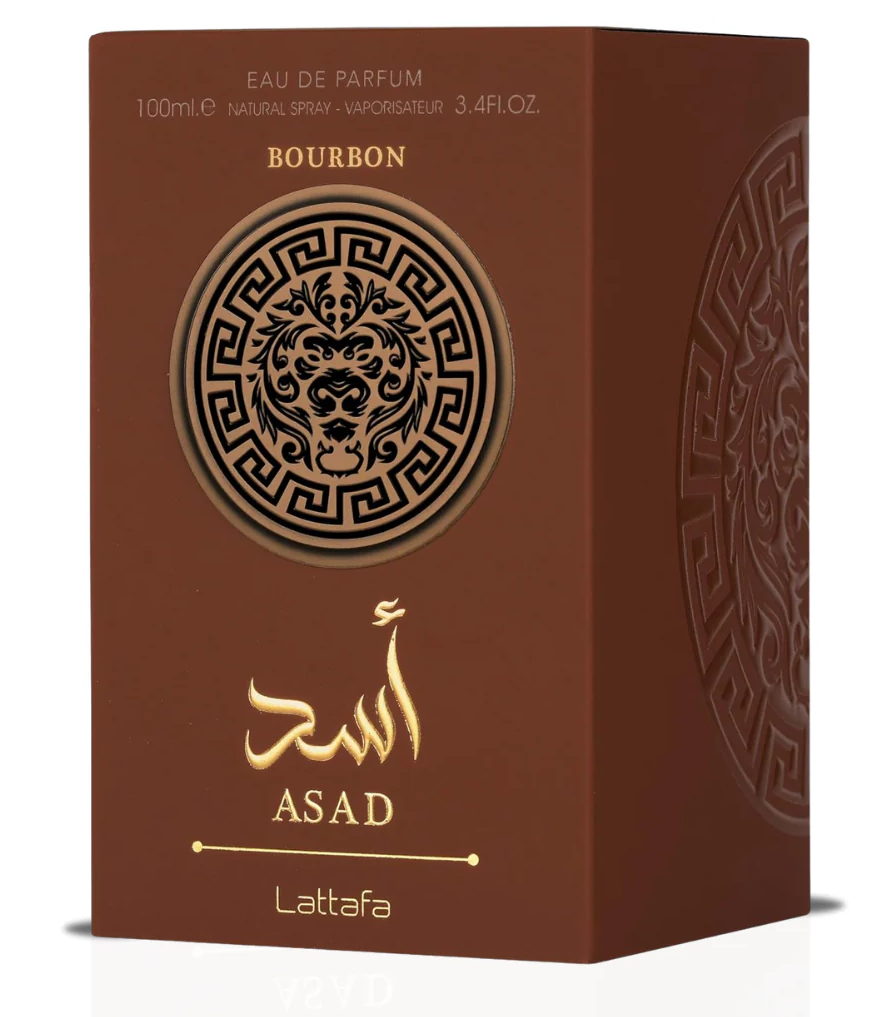 Asad Bourbon Eau de Parfum Spray 100ml (3.4 oz) by Lattafa