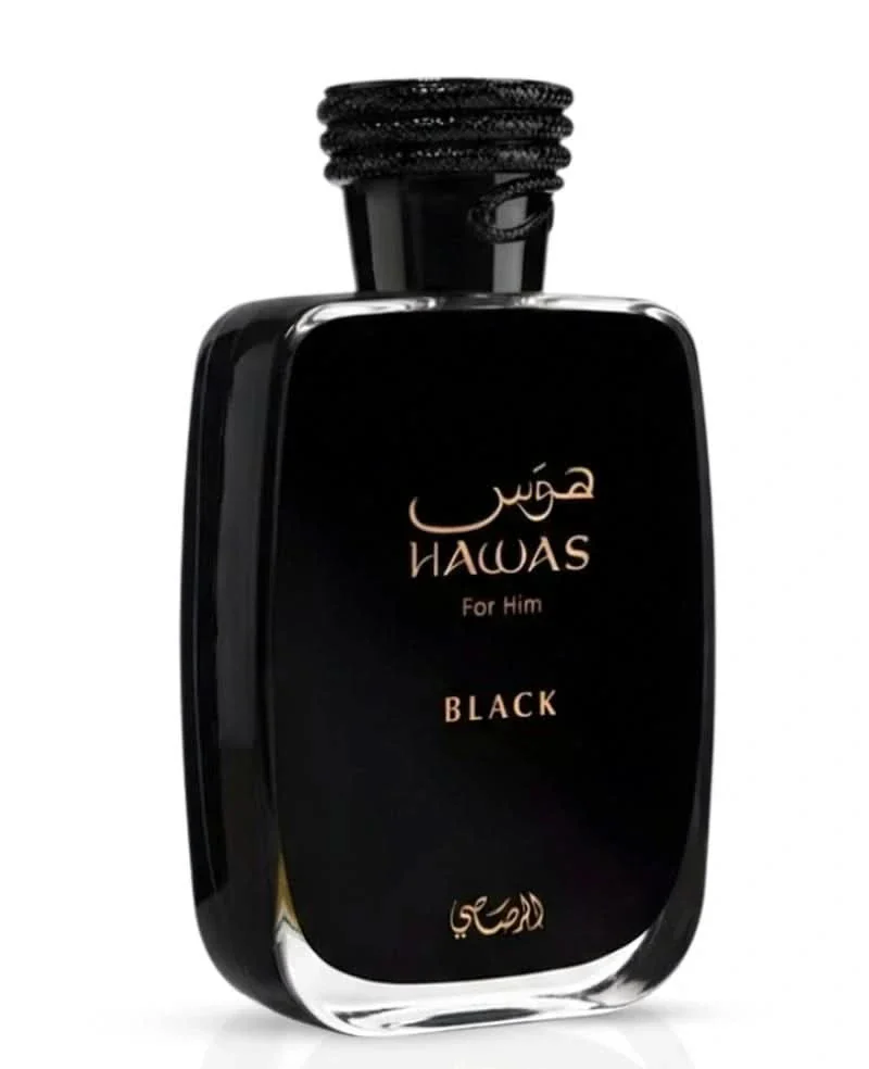 Hawas Black Eau de Parfum Spray 100ml (3.4 oz) by Rasasi