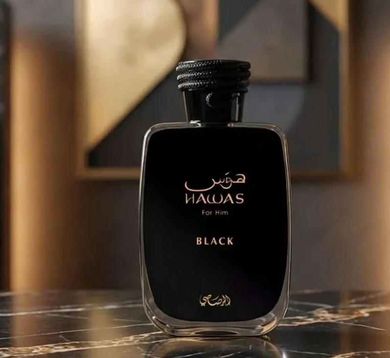 Hawas Black Eau de Parfum Spray 100ml (3.4 oz) by Rasasi