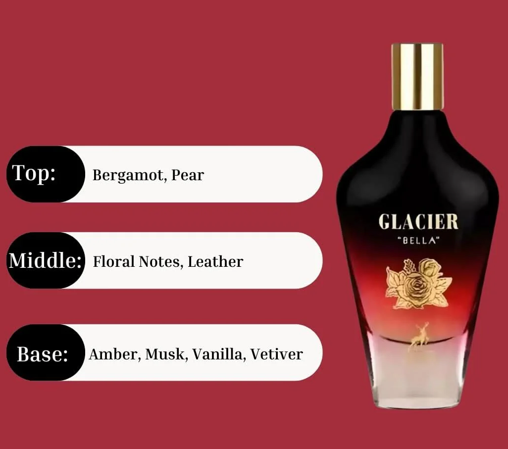 Glacier Bella Eau de Parfum Spray 100ml (3.4 oz) by Maison Alhambra