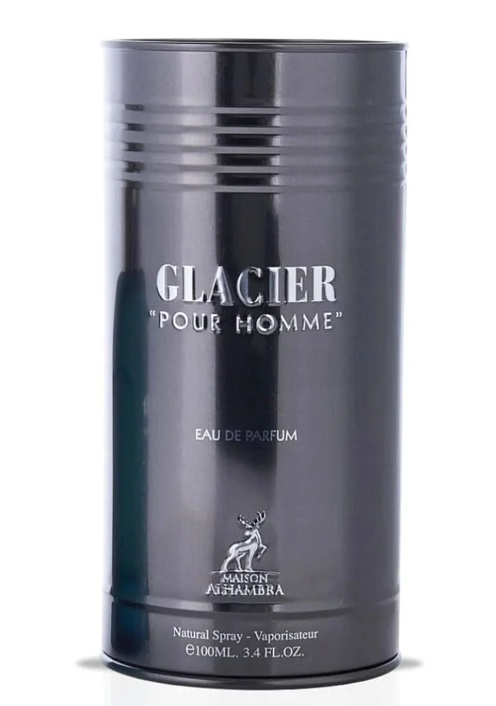Glacier Pour Homme Eau de Parfum Spray 100ml (3.4 oz) by Maison Alhambra