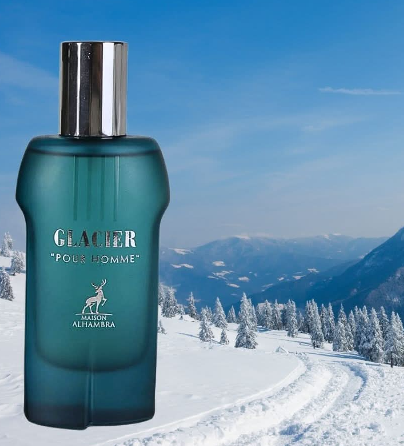 Glacier Pour Homme Eau de Parfum Spray 100ml (3.4 oz) by Maison Alhambra