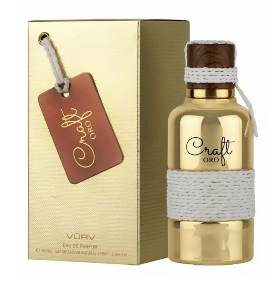 Craft Oro For Men and Women EDP 100ml By Lattafa Perfumes.