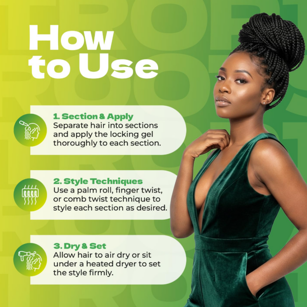 Braids, Twists & Locs with Pineapple & Guava Extracts, Vitamins B5 & B12 - Strong Hold, Non-Flaking, Moisture & Shine - 6oz
