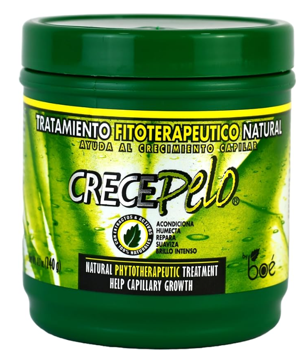 Natural Phytotherapeutic Hair Growth Treatment Jar, Deep Conditioning & Repair for Stronger, Healthier Hair - Moisturizing & Nourishing Formula with 100% Natural Extracts - No Colorants - 8.5 oz