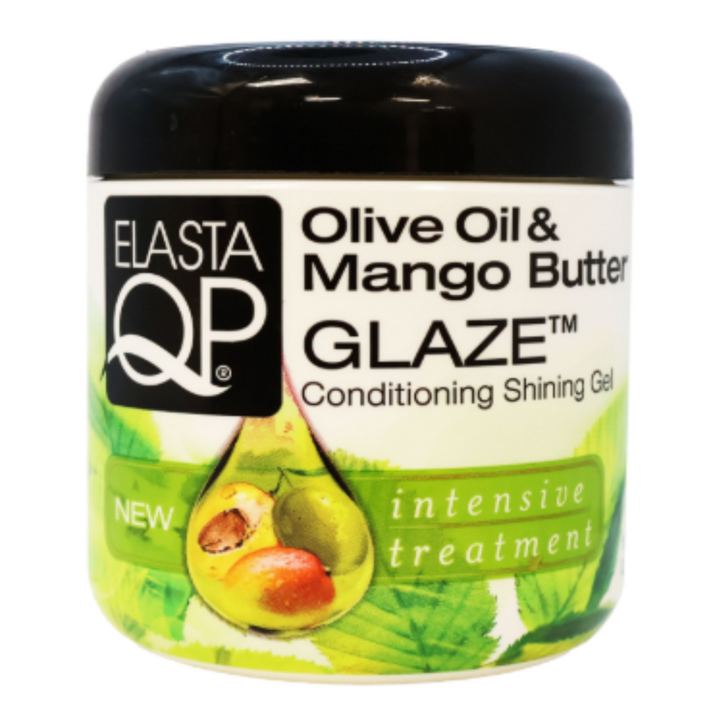 Elasta Qp Olive and Mango Butter Glaze Conditioning Shining Gel 6 Oz.