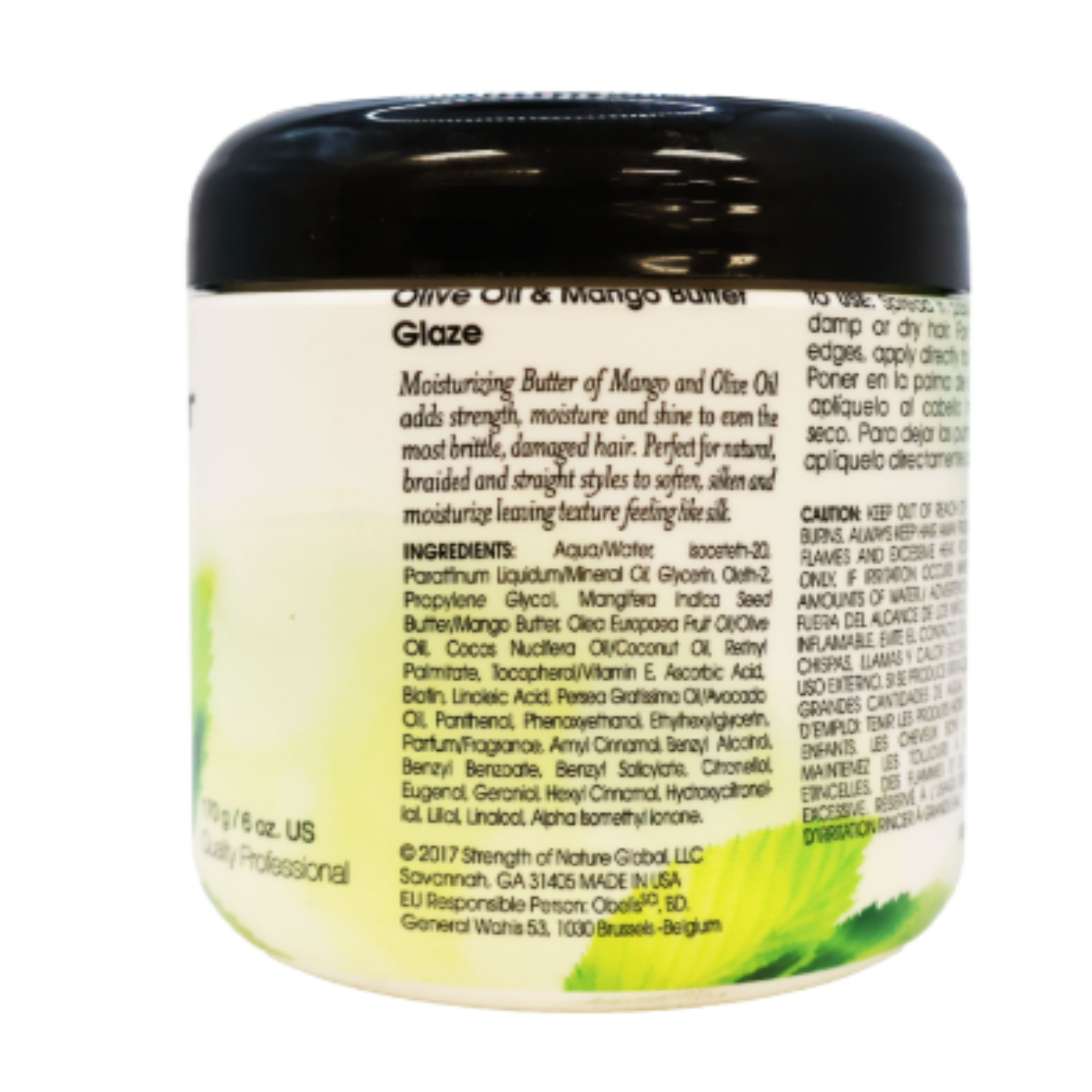 Elasta Qp Olive and Mango Butter Glaze Conditioning Shining Gel 6 Oz.