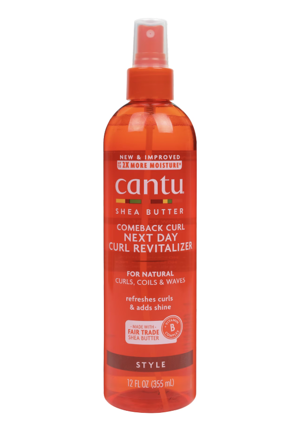 Cantu Comeback Curl Next Day Curl Revitalizer Spray, 12 fl oz