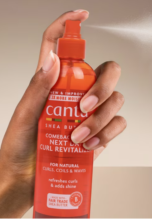 Cantu Comeback Curl Next Day Curl Revitalizer Spray, 12 fl oz