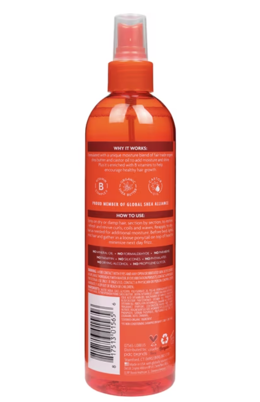 Cantu Comeback Curl Next Day Curl Revitalizer Spray, 12 fl oz