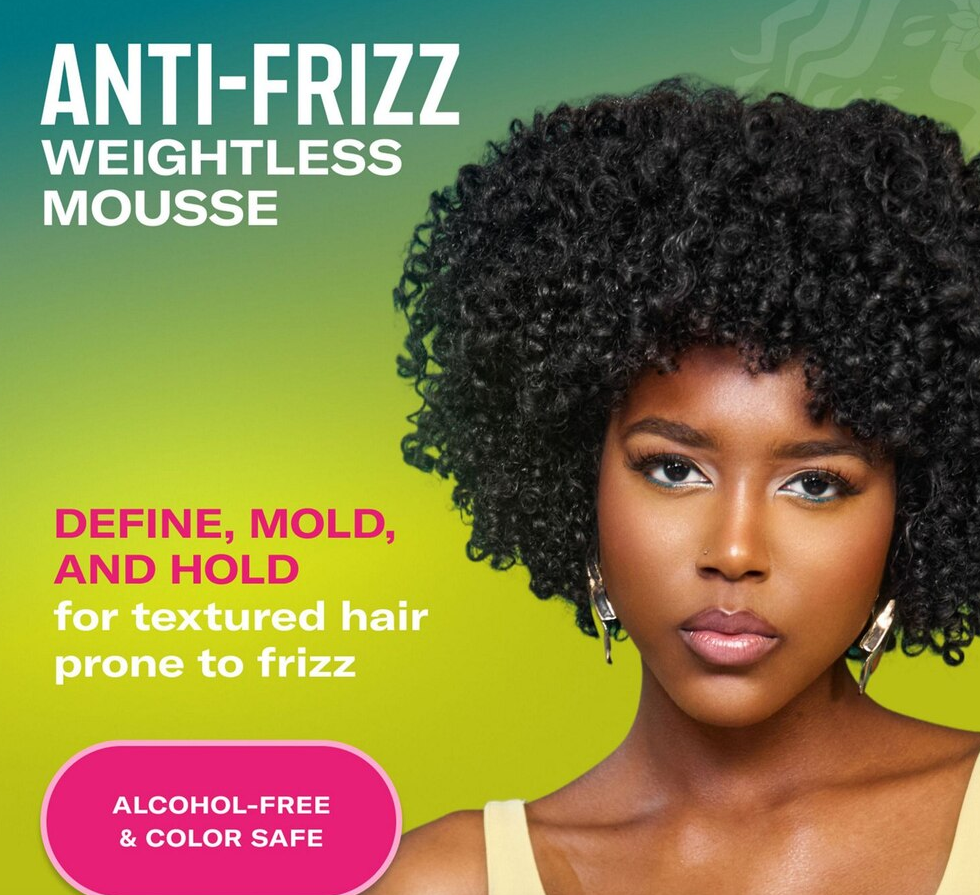Mielle Avocado & Tamanu Anti-Frizz Mousse, 7.5 OZ