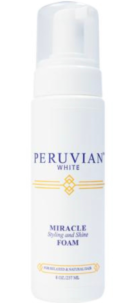 Peruvian White Miracle Styling & Shine Foam