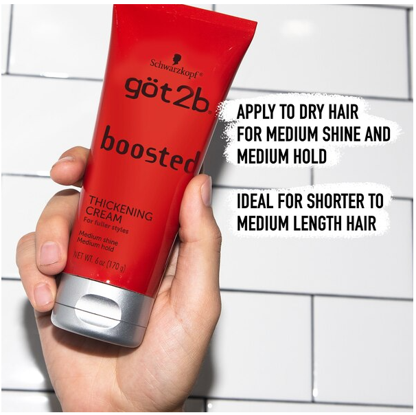 Got2b Boosted Thickening Cream, 6 OZ