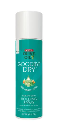 Organic Root Stimulator Olive Oil Goodbye Dry Radiant Shine Holding Spray 8oz/ 237ml