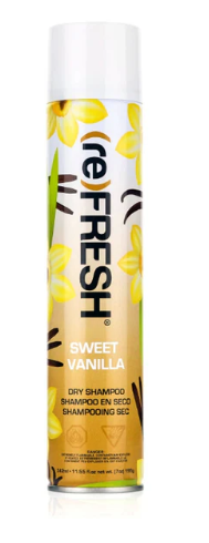 FRESH Sweet Vanilla Dry Shampoo Spray Benzene Free Instant Waterless Wash