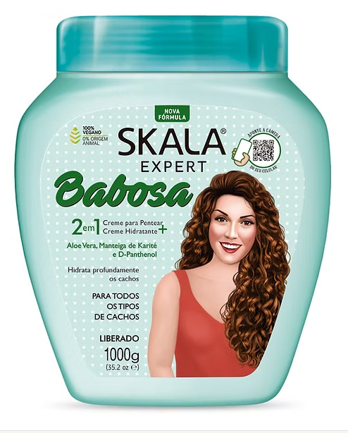 Skala - Expert - Creme 2 em 1 Babosa 1Kg - Aloe Vera 2 in 1 Cream 35.27 Fl Oz
