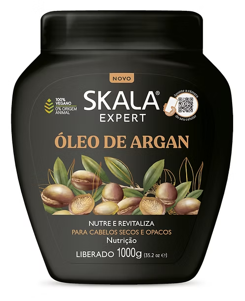 Skala - Linha Expert - Creme Oleo de Argan 1Kg - Argan Oil Cream Net 35.27Oz